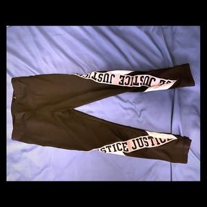 Justice active leggings